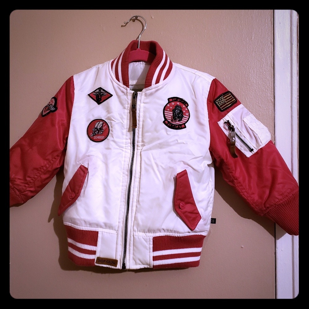 Top Gun Kids Color Block MA-1 Bomber